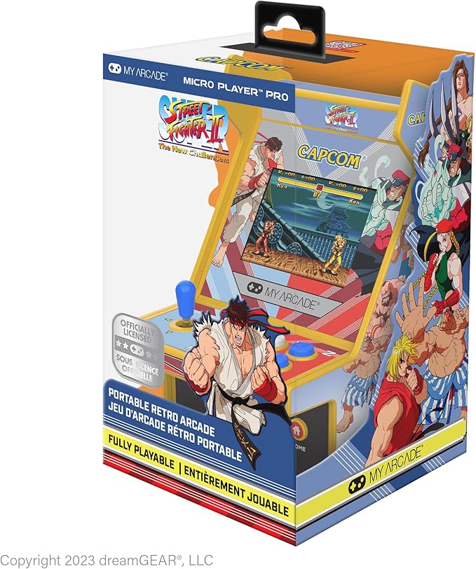 My Arcade Super Street Fighter II Micro Player Pro: Capcom Arcades, 2 Games in 1