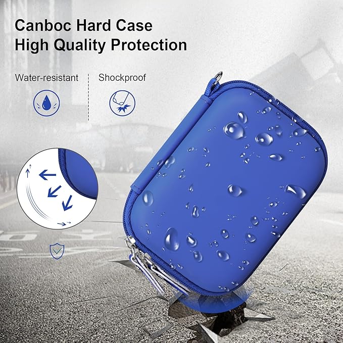 Canboc Hard Carrying Case for Bitzee Disney/Bitzee Magicals/Bitzee Interactive Toy Digital Pet, Virtual Electronic Pets Kids Toys Storage Bag, Dark Blue (Case Only)