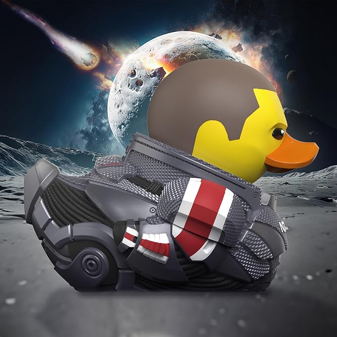 TUBBZ Boxed Edition Male Commander Shepard Collectible Vinyl Rubber Duck Figure - Official Mass Effect Merchandise - Sci-Fi Action FPS Video Games