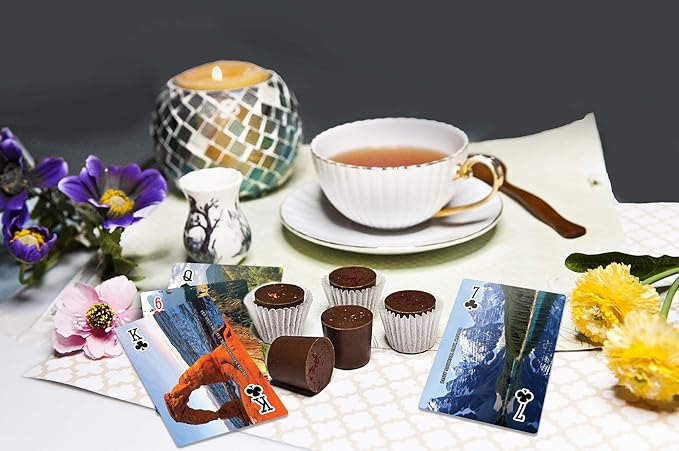 Creanoso National Park Playing Cards (2 Decks) - Themed Parties Props Theme Games – Stocking Stuffers for Birthday Wedding Celebration Wall Decor - Activity Learning Cards for Family and Friends
