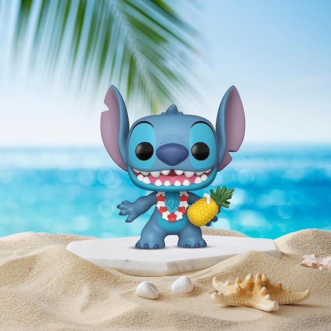 Funko Pop! Disney: Lilo and Stitch - Luau Stitch - Collectable Vinyl Figure - Gift Idea - Official Merchandise - Toys for Kids & Adults - Cartoon/Animation Fans - Model Figure for Collectors