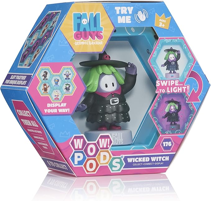 Wow! PODS Fall Guys: Ultimate Knockout - Wicked Witch Light-up Bobble-Head Figure | Official Merchandise, Collectibles, Toys and Gifts | for Fall Guys Fans