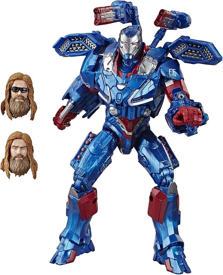 Marvel Legends Series Avengers: Endgame 6" Collectible Action Figure Iron Patriot Collection, Includes 4 Accessories