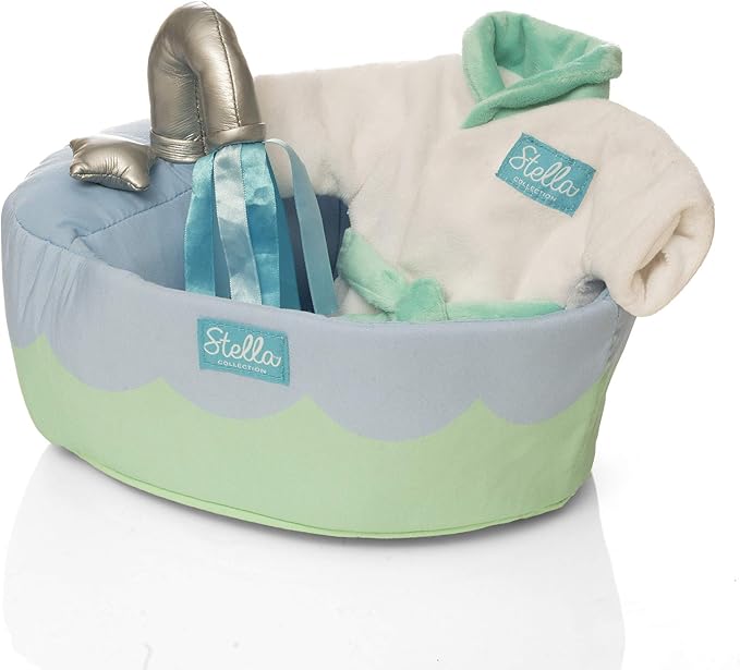 Manhattan Toy Stella Collection Soft Bath Playset with Accessories for 12" and 15" Soft Dolls