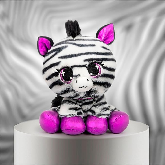 GUND P.Lushes Designer Fashion Pets Alexia Zara Zebra Stuffed Animal, Black/White, 6”