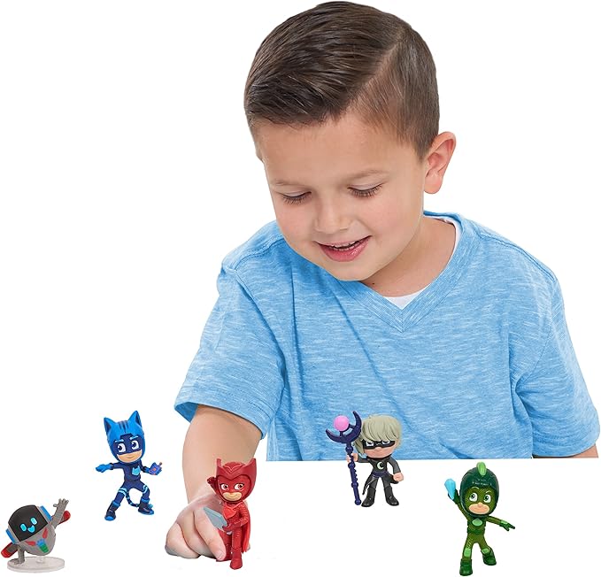 PJ Masks Super Moon Adventure Collectible Figures, 5 Pack, Kids Toys for Ages 3 Up by Just Play