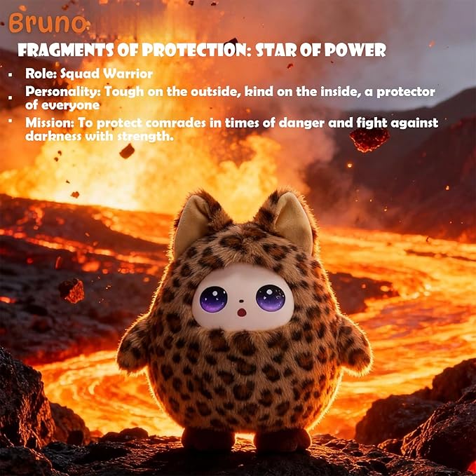 AI Intelligent Interactive Plush Toy ChatGPT, with Vibration/Tactile Perception and Children's Emotions, multilingual Companions, Interactive Games, Memory Training,Control App (Bruno)