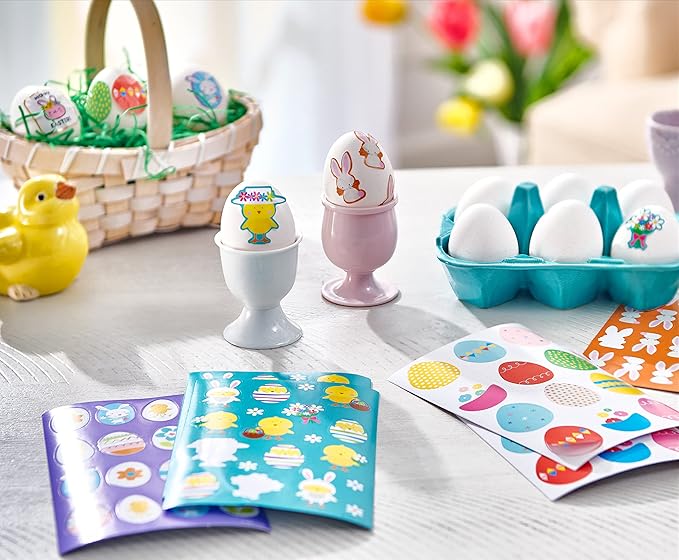 American Greetings 316-Count Easter Stickers for Kids, Easter Eggs and Bunny