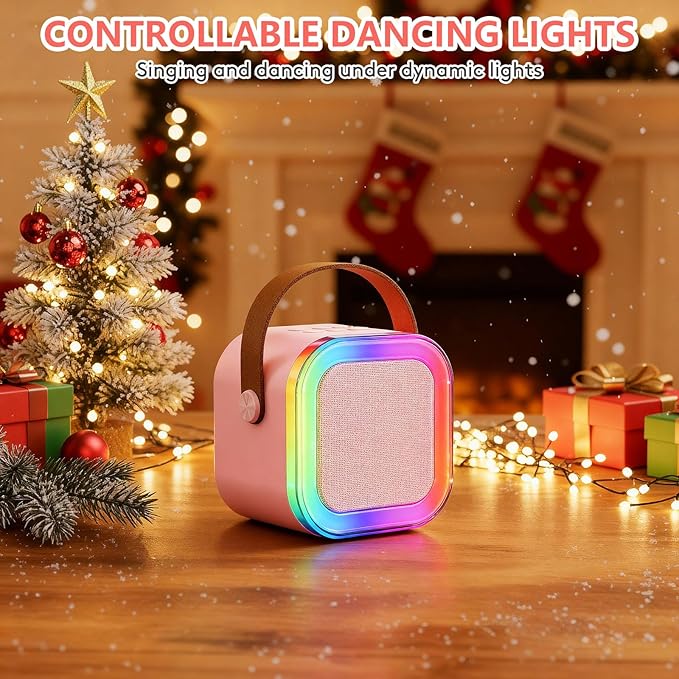 Mini Karaoke Machine for Kids Adults: Funny Christmas White Elephant Gifts Ideas