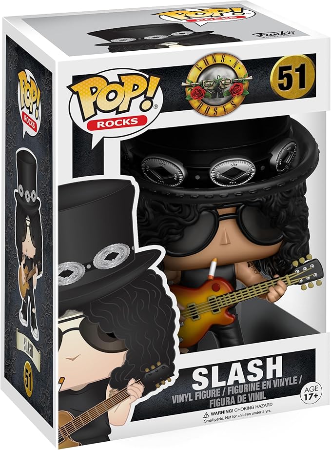 Funko Pop Rocks: Guns N' Roses - Slash - Guns N Roses - Collectable Vinyl Figure - Gift Idea - Official Merchandise - Toys for Kids & Adults - Music Fans - Model Figure for Collectors and Display