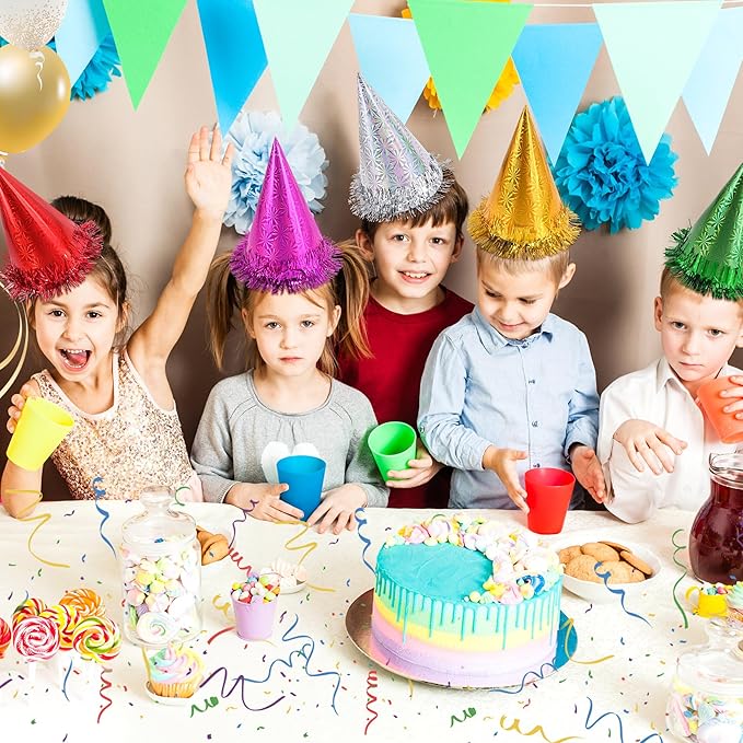 CANREVEL Party Hats for Adults, Party Supply for Party Decorations, Party Headwear for Birthday Celebration for Women Men