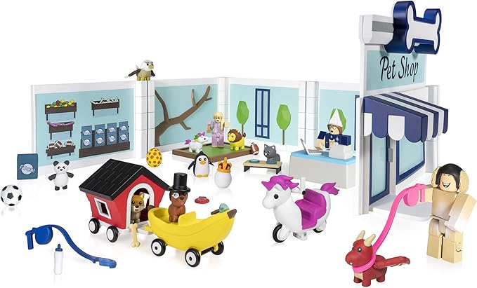 Roblox Celebrity Collection - Adopt Me: Pet Store Deluxe Playset [Includes Exclusive Virtual Item]