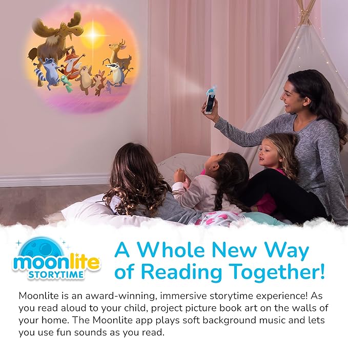 Moonlite Storytime - Dance of Easter - A Magical Read Together - Projector Sold Separately - Digital Bible Stories for Kids - Interactive Story Disc - Learning Gifts for Kids Ages 12 Months & Up