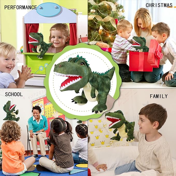 Puppet Hand Puppets Puppets for Kids, Dinosaur Hand Puppe ts Dinosaur Toys Plush Puppet Stuffed Hand P uppet Dinosaur Toy,Puppet Story Toys Dinosaur Puppets Dinosaur to ys for Kids