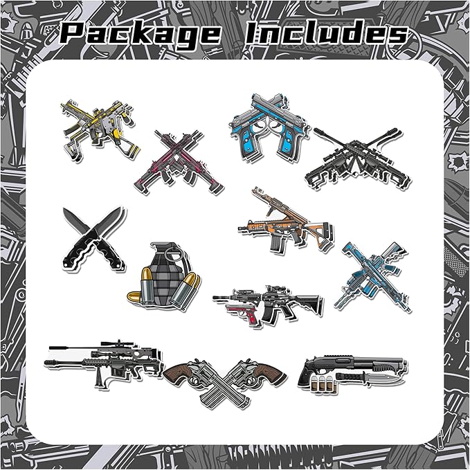 24 Pack Gun Hanging Swirls Gun Spirals Gun Hanging Decorations Ceiling Decor for Gun Pistol Birthday Party Decorations Gun Party Supplies
