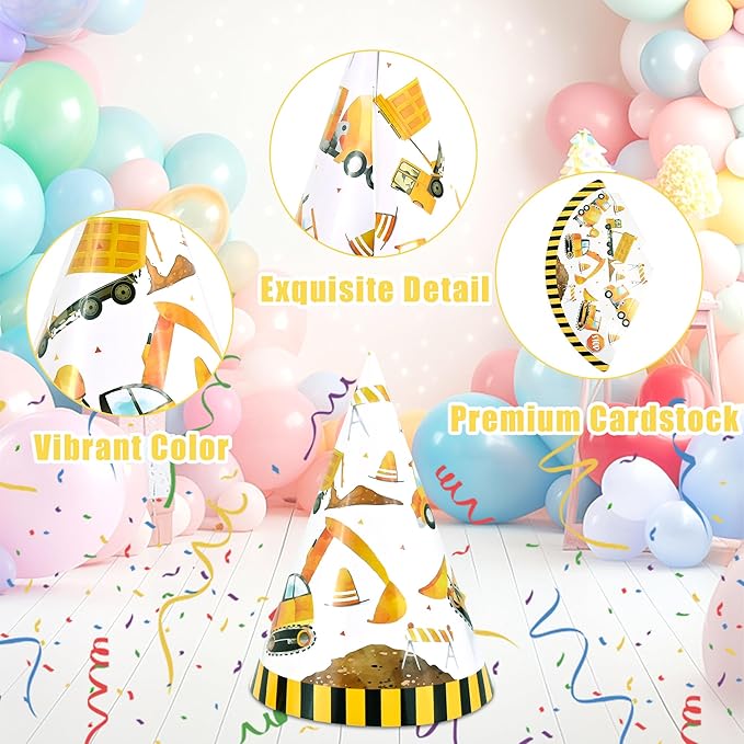 CANREVEL Party Hats for Adults, Party Supply for Party Decorations, Party Headwear for Birthday Celebration for Women Men