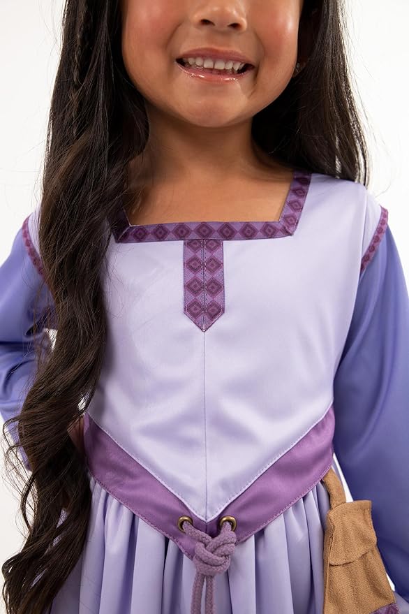 Little Adventures Deluxe Wishing Star Princess Dress Up Costume - Machine Washable Child Pretend Play Dress with No Glitter