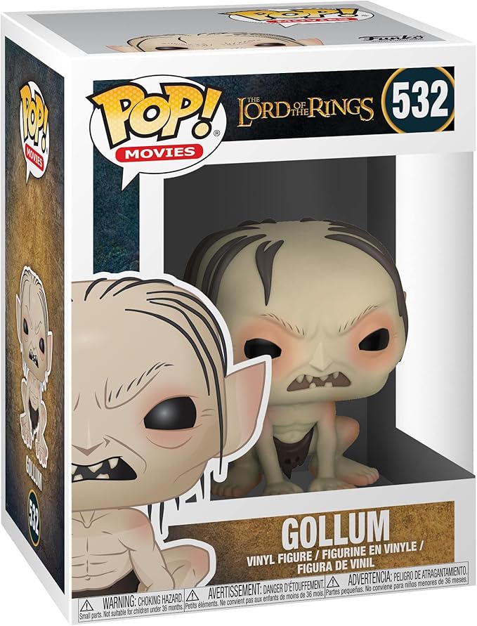 Funko POP! Movies: Lord of The Rings - Gollum (Styles May Vary) Collectible Figure