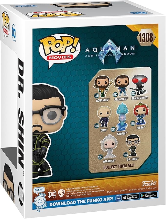 Funko POP! Movies: DC - Dr. Shin - Aquaman - Collectable Vinyl Figure - Gift Idea - Official Merchandise - for Kids & Adults - Movies Fans - Model Figure for Collectors and Display