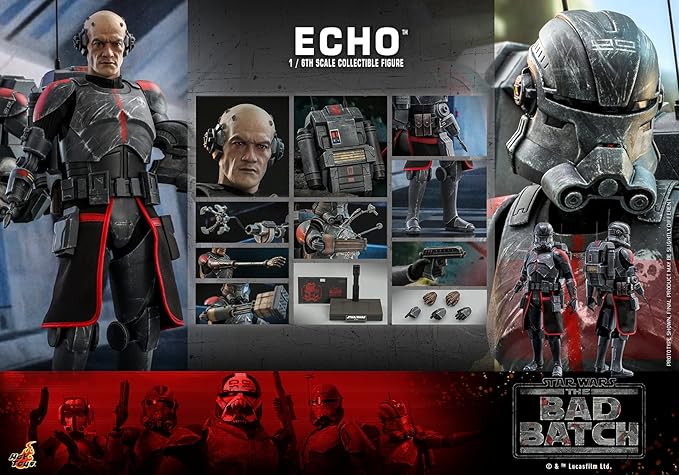 Hot Toys 1:6 Echo - Star Wars: The Bad Batch, Black