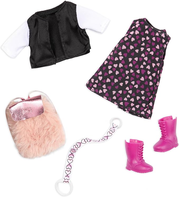 Lori – Mini Doll & Toy Dog – 6-Inch Doll & Puppy – Play Set with Outfit, Animal & Accessories – Playset for Kids – 3+ Years– Gia & Gunner