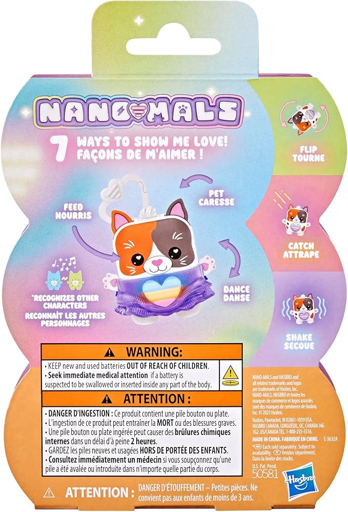 Purrnelope The Calico Kitty, Electronic Pet Cat, 70+ Responses, Interactive Fidget Toys for Girls & Boys Ages 5+