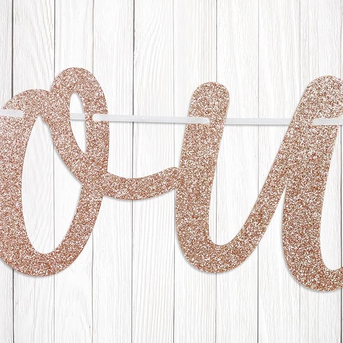 Go Shawty It's Your Birthday Banner, Hip Hop Birthday Party Decorations Supplies, Rap Theme Bday Bunting Sign, Pre-strung, Photo Props (Rose Gold)