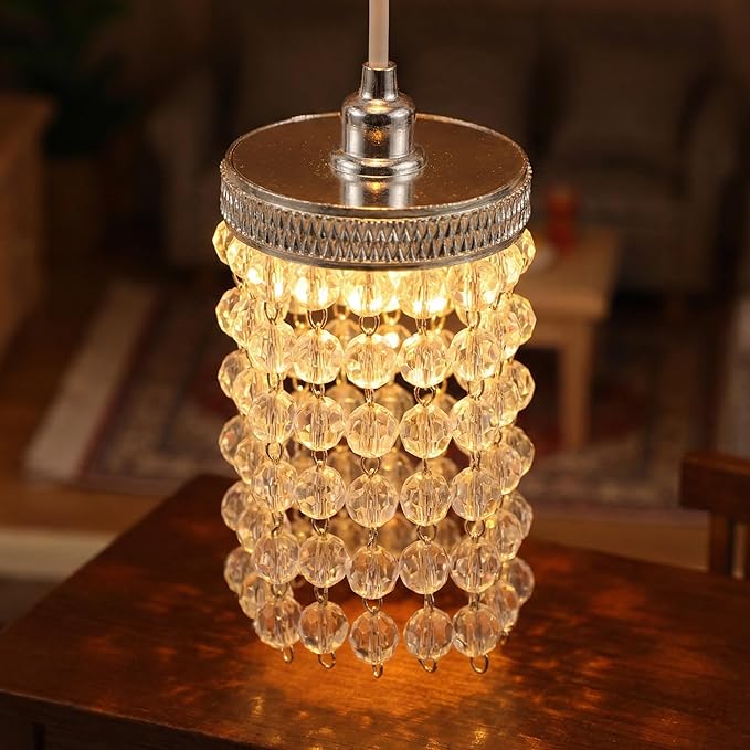 TOYANDONA Dollhouse Lights: Miniature Dollhouse Ceiling Lights - Vintage Hanging Lamp for Doll House Decoration - Simulation Furniture Accessories