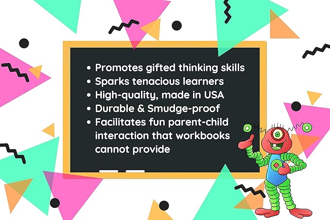 TestingMom.com Gifted Learning Flash Cards Bundle - Educational Flash Cards for 6-8 Years - Knowledge, Spatial Concepts, Following Directions and Math Flash Cards for Grade 1-2 CogAT, OLSAT, NNAT