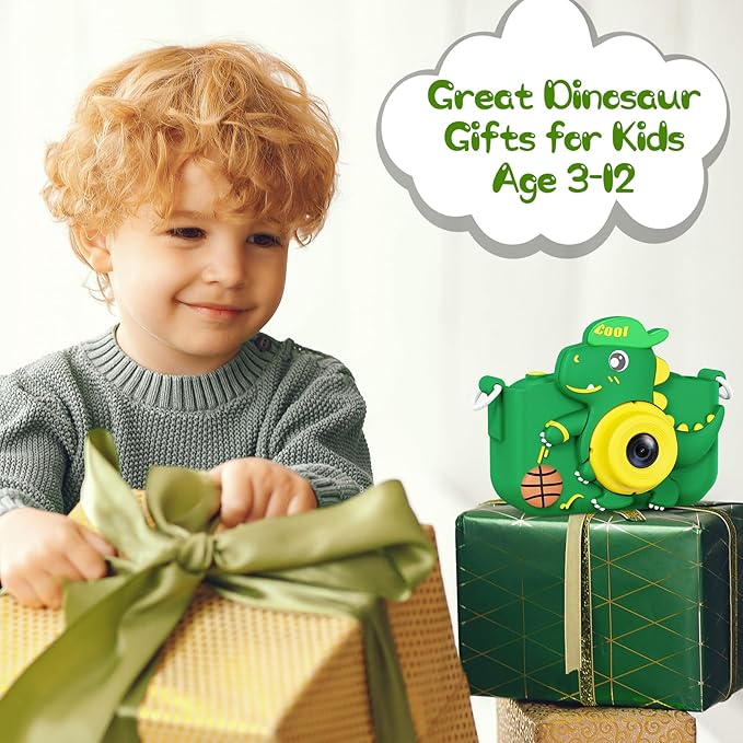 Kids Camera, Toddler Camera for Age 3-8, 48MP Dual Lens Selfie Camera for Kids, 1080P HD Video Recording Digital Camera, Christmas Birthday Gifts for Boys Girls