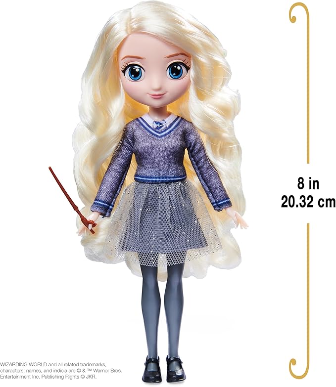 Wizarding World Harry Potter, 8-inch Luna Lovegood Doll, Kids Toys for Ages 5 and up