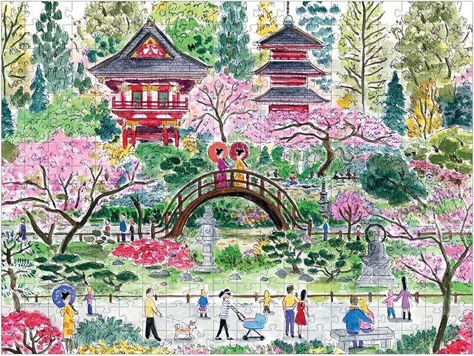 Galison, Puzzle Michael South Japanese Tea Garden 300 Piece