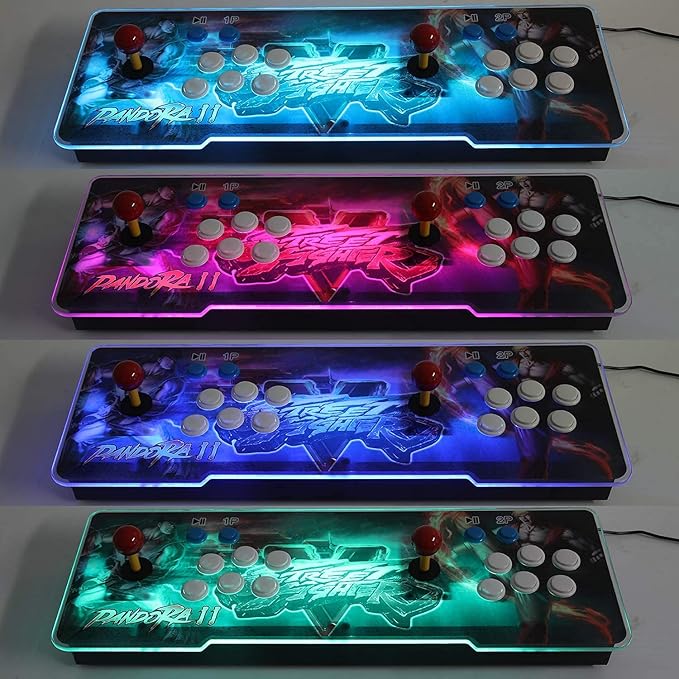 30000 Games in 1 Arcade Game Console ,Pandora Treasure 3D Double Stick,30000 Classic Arcade Games,Search Game, Support 3D,Favorite List, 4 Players Online,1280X720 Full HD Video