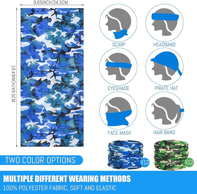 Xtinmee 48 Pcs Gun Party Supplies for Boy and Girls Includes Safety Glasses and Face Mask for Children Birthday Party Favors Teams Accessories(Blue, Yellow)