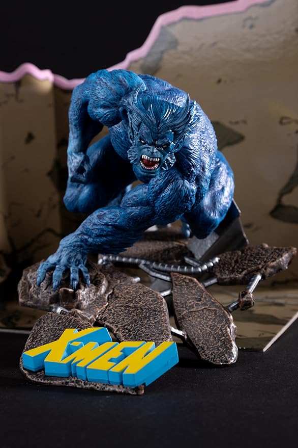 McFarlane Marvel Beast 1:10th Scale Collectible with Scene (X-Men #1) Toys