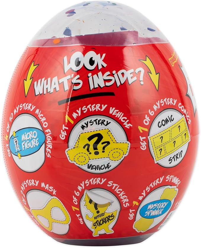 Ryan's World: The Movie - Mega Microverse Egg | Featuring Micro-Ryan Figures, Exclusive Micro Vehicle, Stickers and More Collectables for Ages 3+