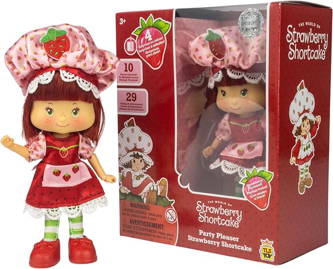 The Loyal Subjects Strawberry Shortcake 5.5-inch Fashion Doll 'Party-Pleaser' Edition