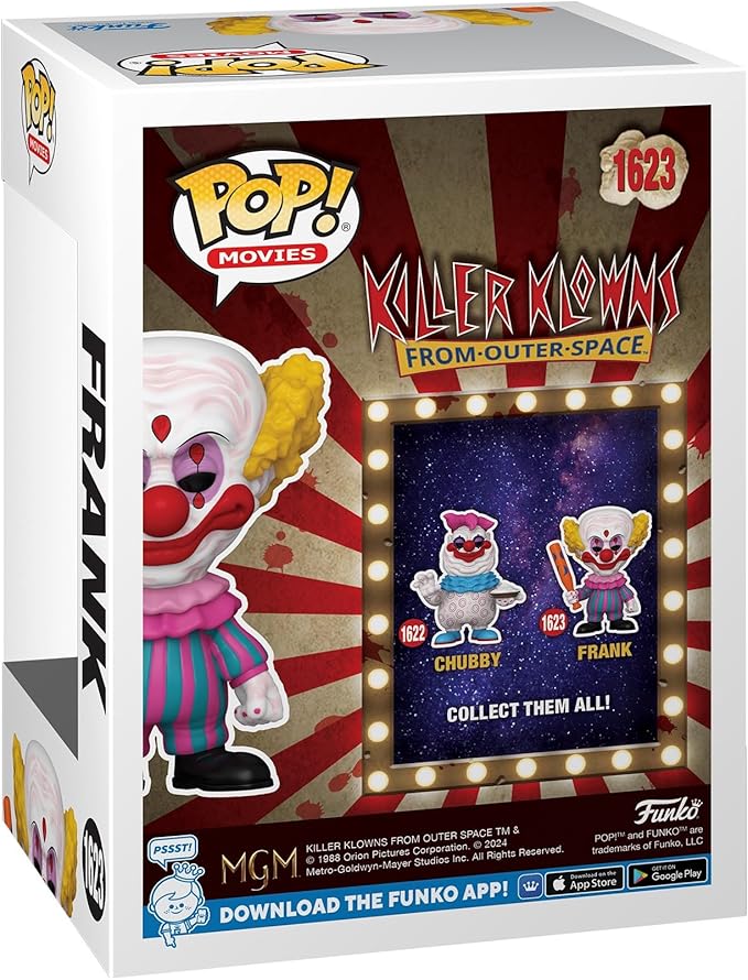 Funko POP! Movies: Killer Klowns from Outer Space - Frank - Collectable Vinyl Figure - Gift Idea - Official Merchandise - for Kids & Adults - Horror Fans - Model Figure for Collectors