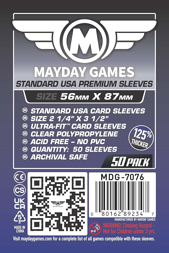 Mayday Games Luthier Compatible Premium Card Sleeve Bundle