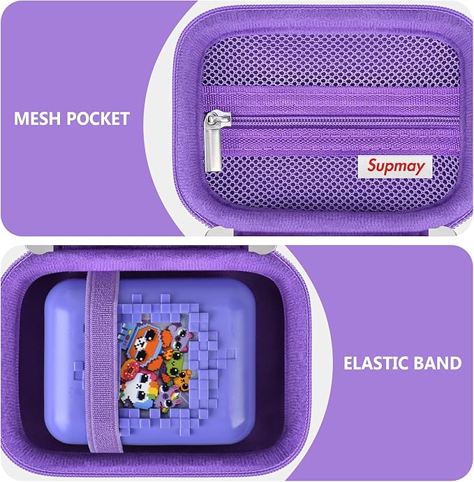 Carrying Case for Bitzee Disney/Magicals/Wizarding World Harry Potter Interactive Characters Inside Interactive Toy Digital Pet, Disney Toys & Digital Pet Kids Toys for Girls & Boys, Purple