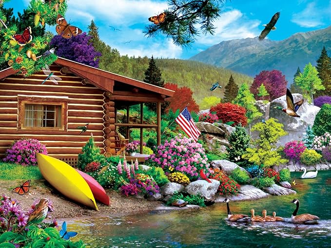 Masterpieces 750 Piece Jigsaw Puzzle for Adults and Family - Free to Fly - 18"x24"