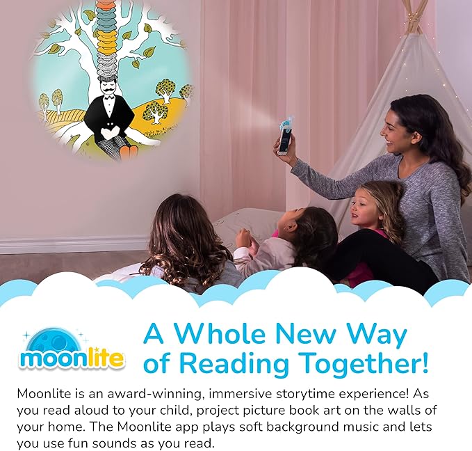 Moonlite Storytime - Caps for Sale Storytime Disc - A Magical Way to Read Together - Projector Sold Separately - Digital Story w/ Sound FX - Learning Gifts for Kids Ages 1 Year & Up
