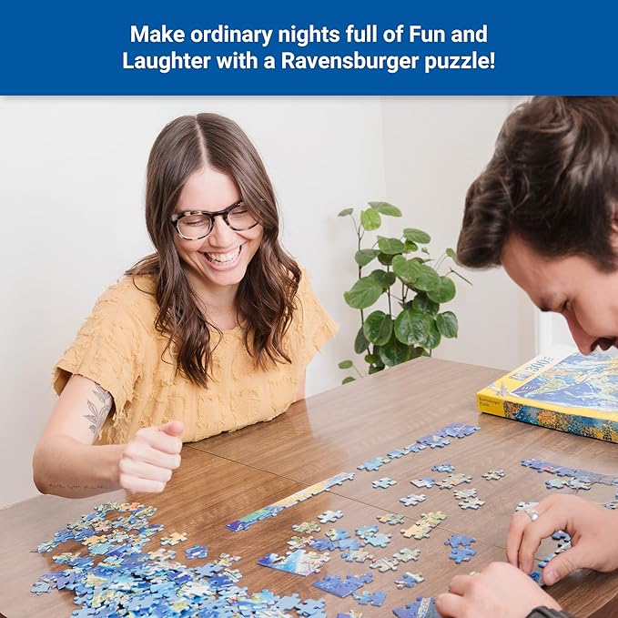 Ravensburger - Beneath The Sea - 5000 Piece Jigsaw Puzzle - Stunning Imagery - Beautiful and Intricate - Underwater Turtles, Dolphins, and More - Premium Quality - Puzzles for Adults