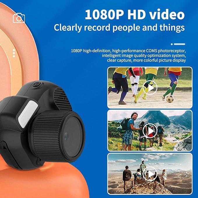 Kids Camera, Christmas Birthday Gifts for Boys Age 3-9, Digital Video Cameras for Toddler, Portable Toy for 3 4 5 6 7 8 Year Old Boy with 0. 96 Inches Screen