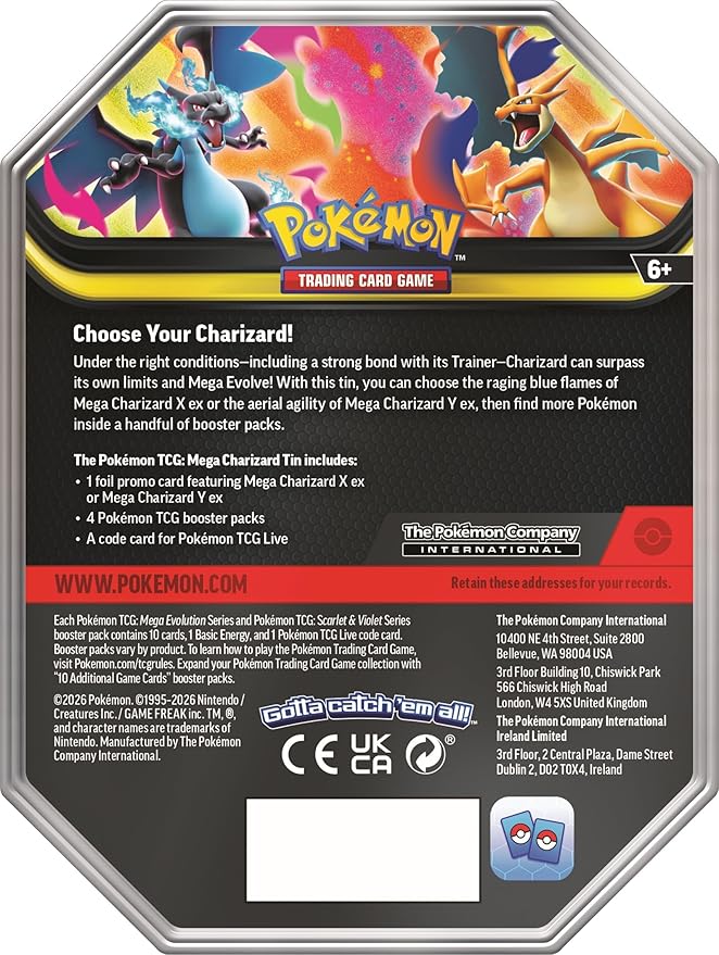 Pokémon TCG: Mega Charizard Tin