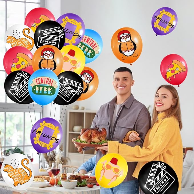 49Pcs Friends Themed Party Decorations Balloons Friends Party Decorations Friends TV Show Decorations Friends Bachelorette Party Decor Friends Party Supplies