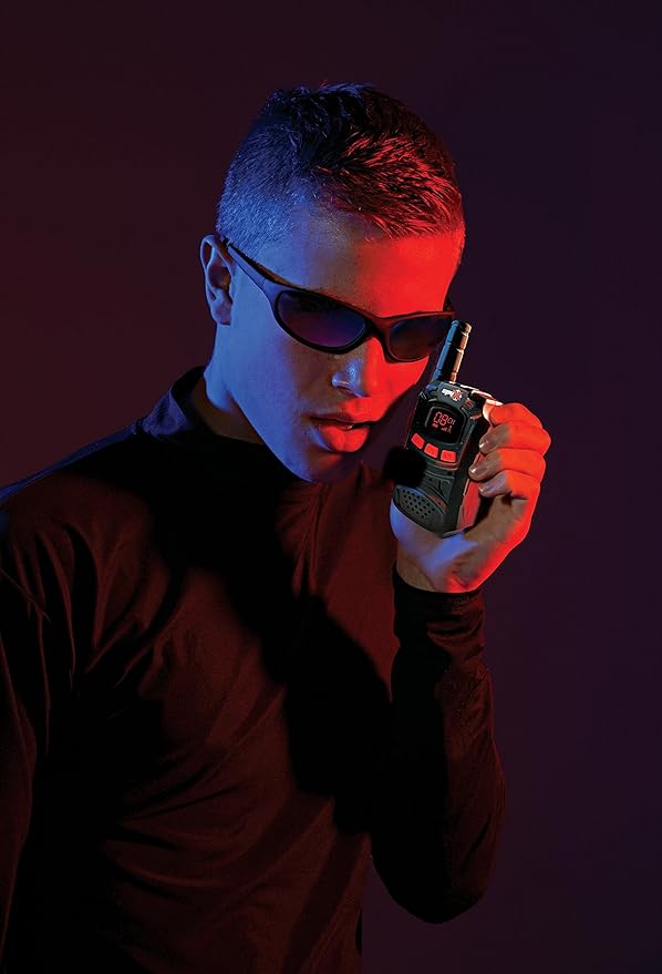 SpyX Walkie Talkies + Recon Watch - Double Agent Tool Set! 2 Pack of Walkie Talkies + an 8-in-1 Watch. Essential Items for Any Spy Gear Collection to Get The Job Done While Spying On The Enemy