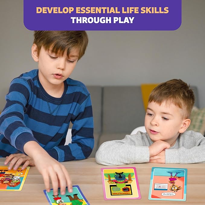 Who What Why MEGA Pack Conversation Cards for Kids – Learning Materials for Logic, Social Skills, Diversity & Inclusion, Feelings & Emotions, and Safety Awareness – Conversation Game Ages 4+