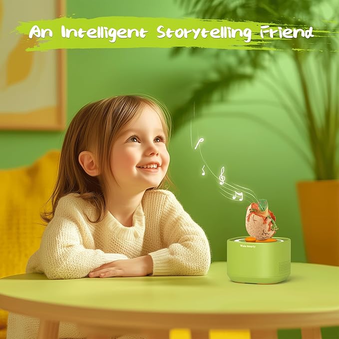 Magic AI Storyteller for Kids - Listens & Talks Back, Personalized Interactive Stories with Smart Q&A, Fun Character Toys, Screen-Free Learning, Gift for Ages 6-12