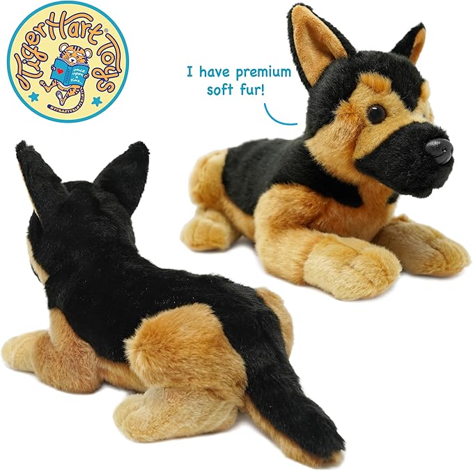 Gretchen The German Shepherd - 15 Inch Stuffed Animal Plush